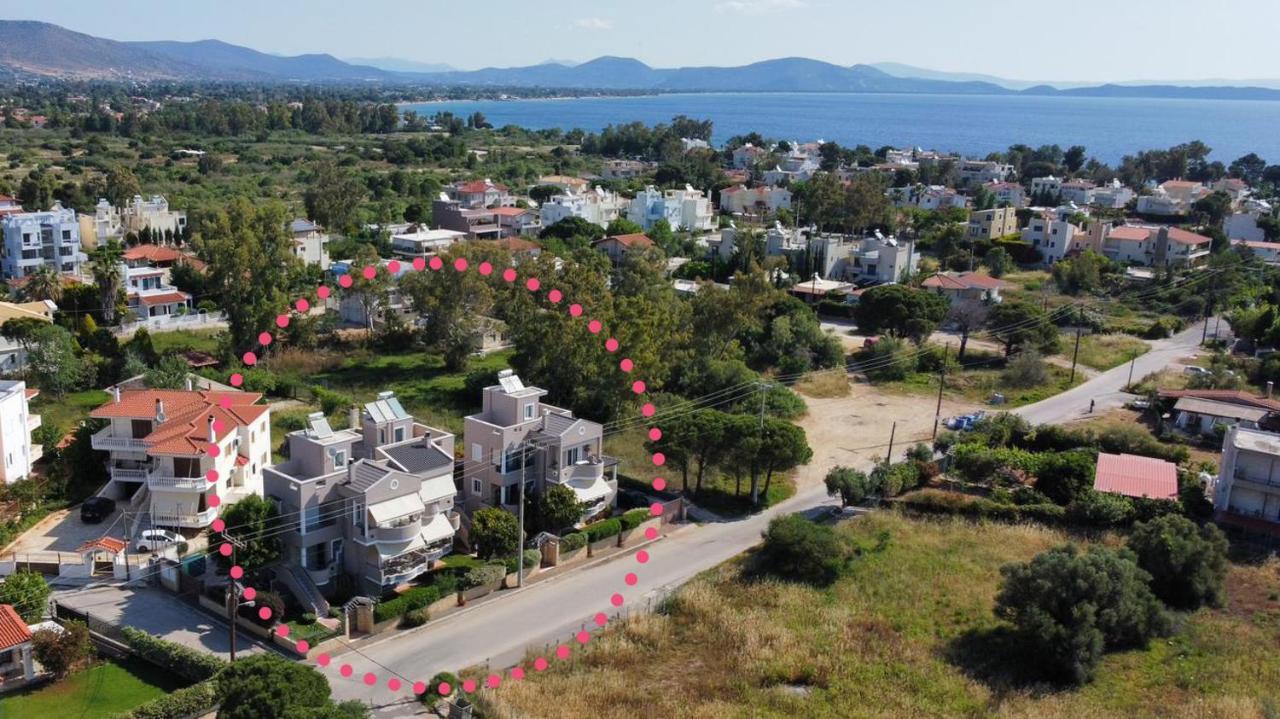 Kima: Relaxing Beach Home Next To Sparkling Waters Nea Makri Luaran gambar